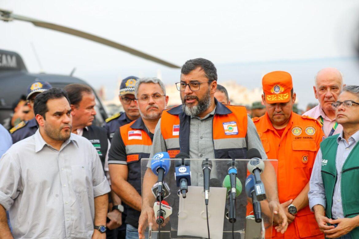 Governador Wilson Lima solicita reforço ao Governo Federal para combater focos de queimadas