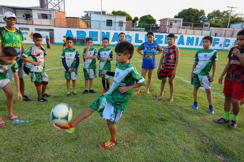 Prefeito David Almeida inaugura o novo complexo esportivo do Lusitânia com revitalização completa