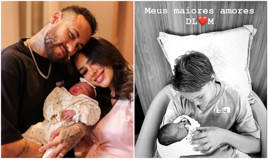 Neymar mostra 1º encontro de Davi Lucca com a caçula, Mavie: 'Meus maiores amores'