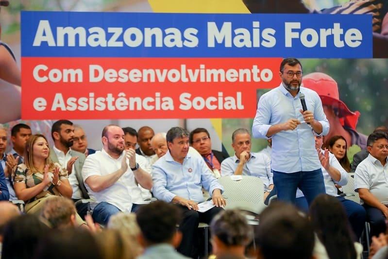 Wilson Lima e ministro Wellington Dias formalizam adesão do Amazonas ao Plano Brasil Sem Fome; Estado receberá R$ 176 milhões