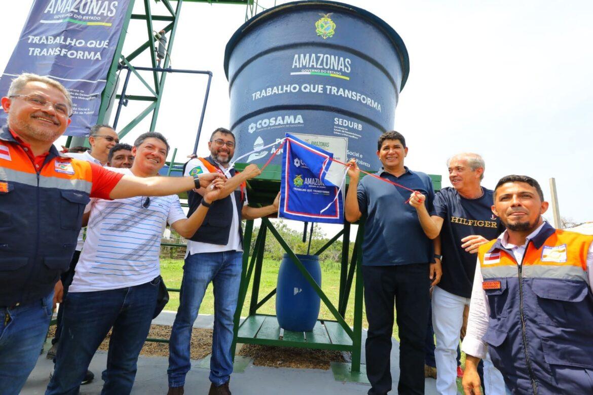 Governo do Amazonas inaugura estação de tratamento de água para atender 25 mil pessoas de comunidades ribeirinhas de Parintins