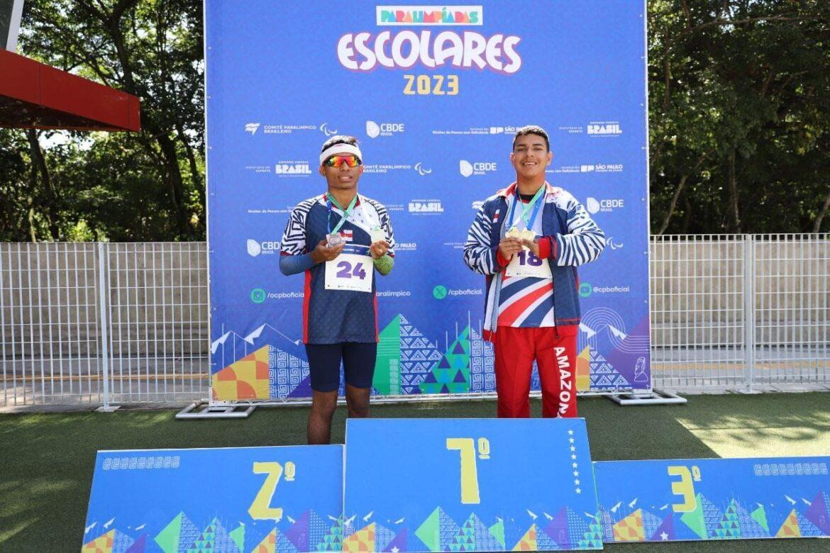 Amazonas conquista 17 medalhas e dois recordes escolares no primeiro dia das Paralimpíadas Escolares 2023