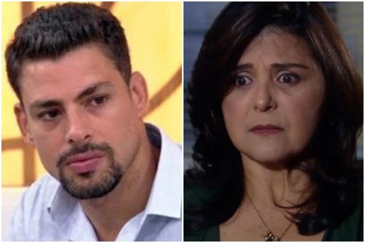 Emocionado, Cauã Reymond diz que Elisângela era sua "mãe de mentirinha"