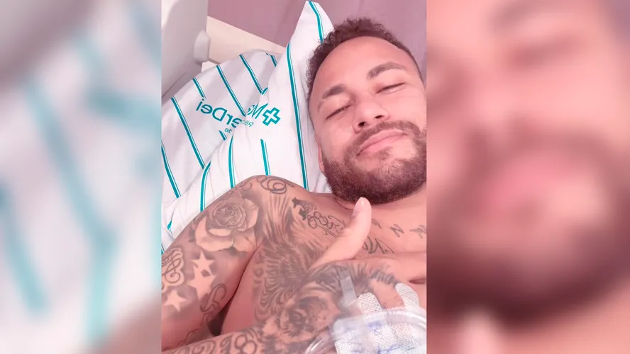 Neymar se pronuncia após cirurgia realizada em BH