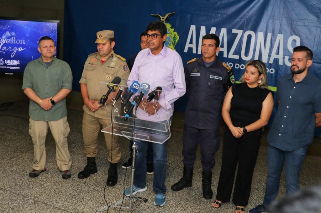 Governo do Amazonas apresenta programação e esquema de segurança do “Réveillon do Largo”
