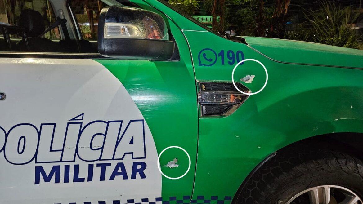 Trio é preso após atirar em viatura da PM em Manaus