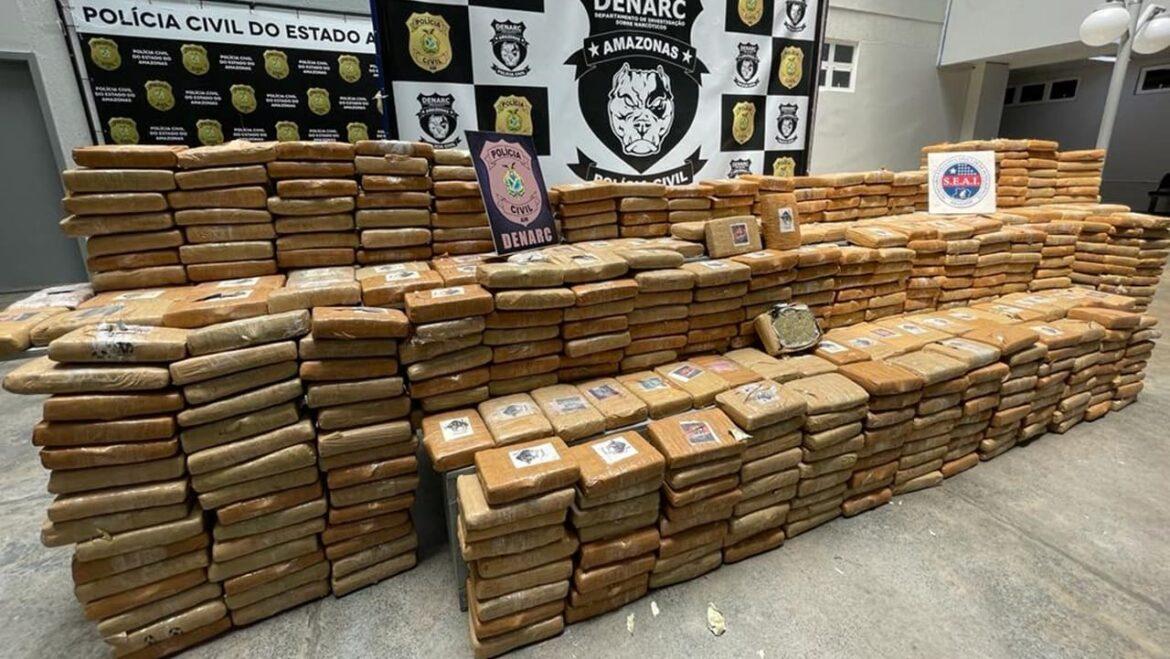AM: Polícia Civil aprende mais de 12 toneladas de drogas avaliadas em R$ 167 milhões em 2023