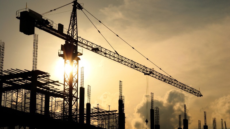 Nível de atividade na indústria da construção cresce