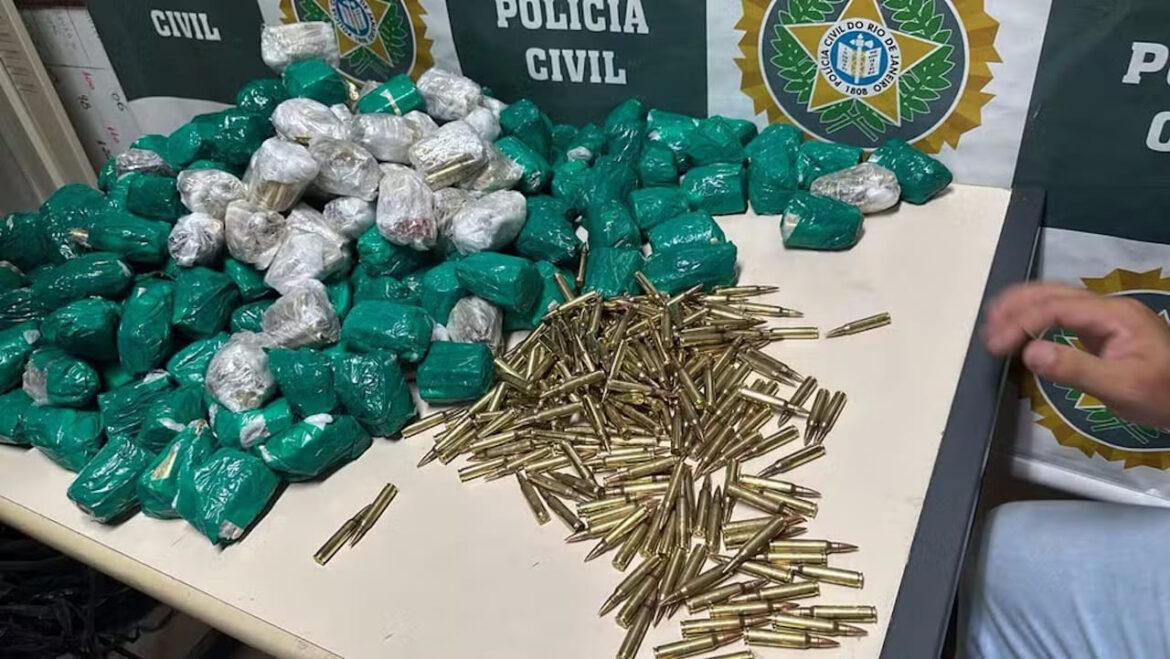 Polícia apreende cinco mil balas de fuzil e prende suspeito de traficar munição