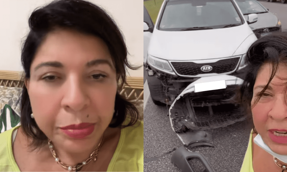 Roberta Miranda se machuca em acidente de carro, mas tranquiliza os fãs: 'O susto foi grande'