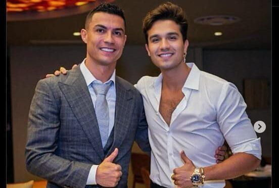 Luan Santana faz show para família de Cristiano Ronaldo e ganha relógio de mais de R$ 400 mil