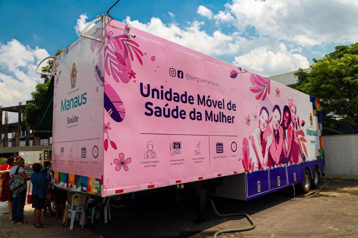 Unidades móveis de Saúde da Mulher levam serviços de saúde a moradoras do Lago Azul e São José