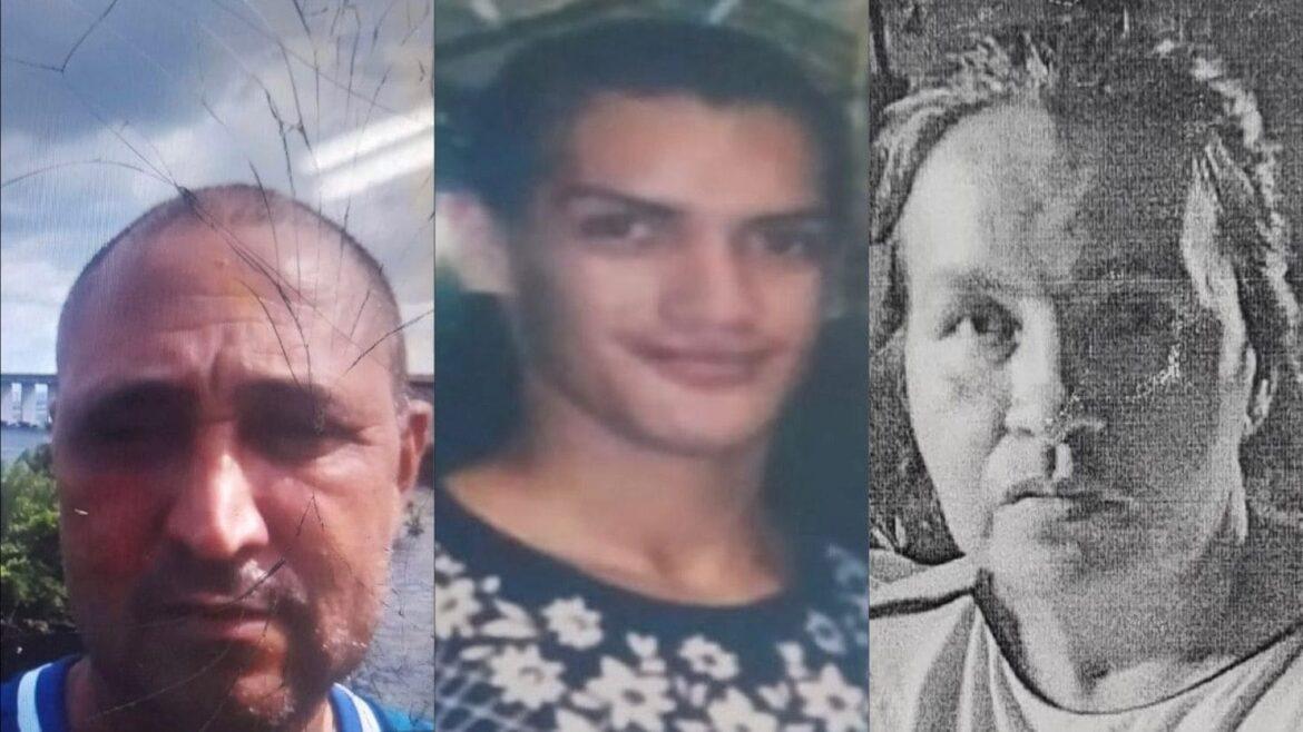 Famílias buscam informações sobre três pessoas desaparecidas