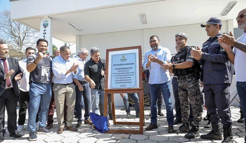 Wilson Lima inaugura novo batalhão da Rocam e destaca preparo das forças de segurança para atender a população