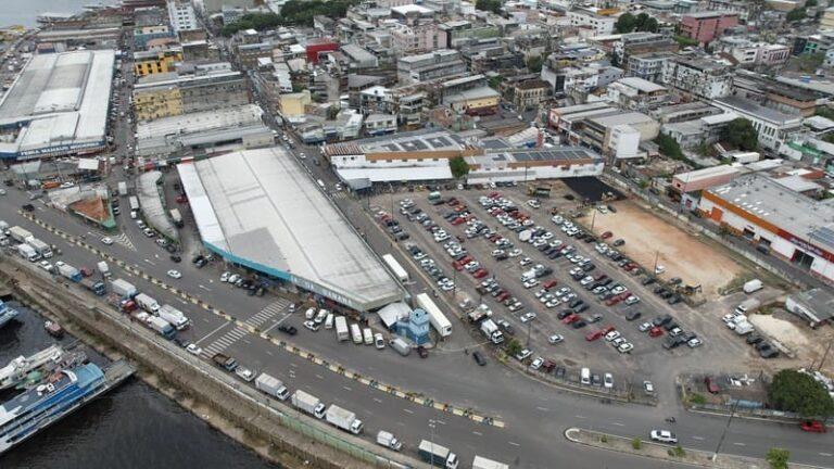 Entorno das feiras da Banana e Manaus Moderna recebe obras de infraestrutura