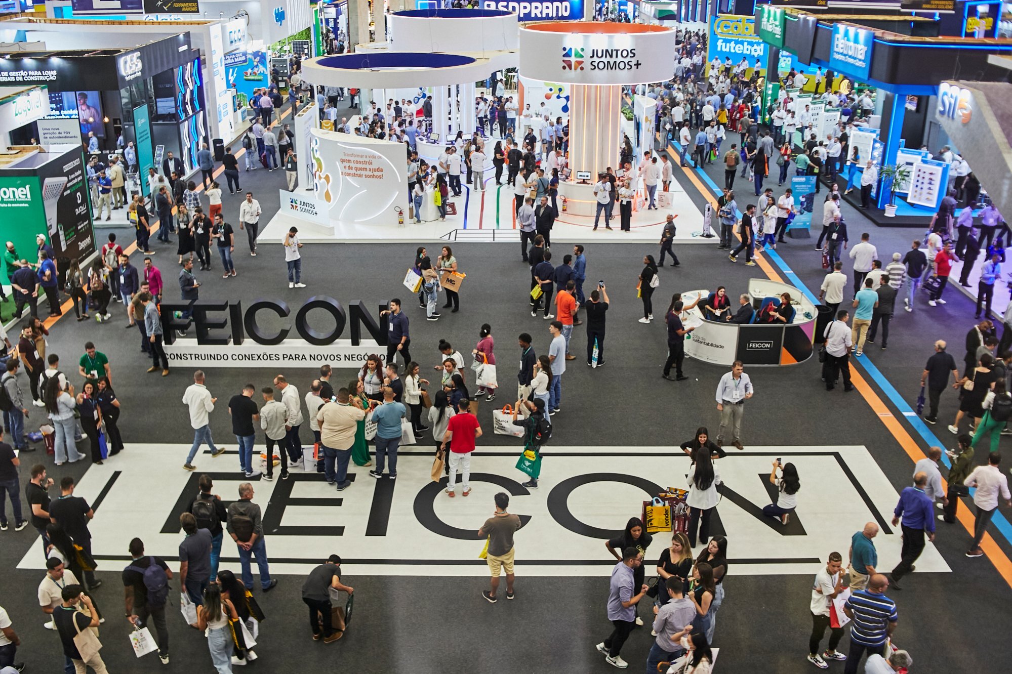 FEICON registra aumento de visitantes internacionais vindos de mais de 70 países