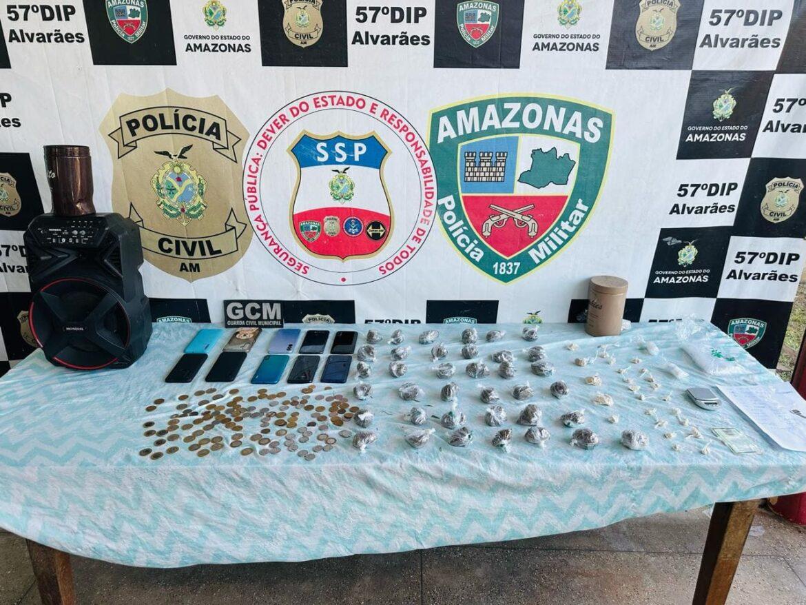 PC-AM prende dupla por tráfico de drogas em Alvarães