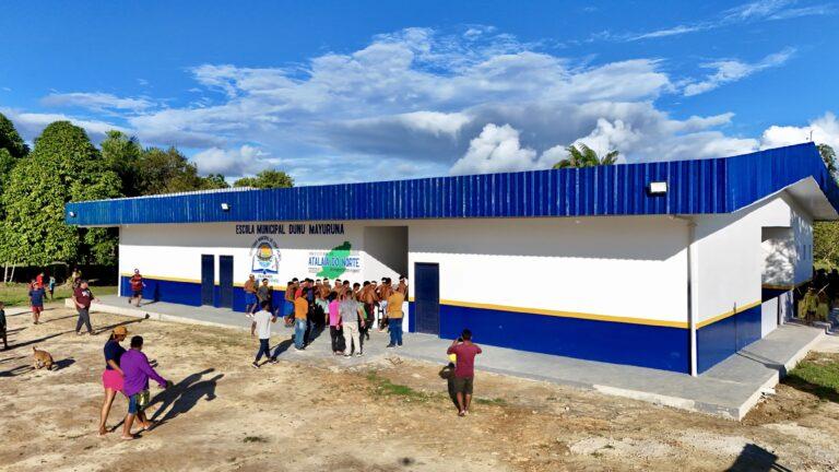 Atalaia do Norte inaugura primeira escola em alvenaria do Vale do Javari