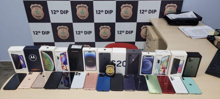 Polícia Civil do Amazonas recupera 15 aparelhos celulares oriundos de furtos e roubos