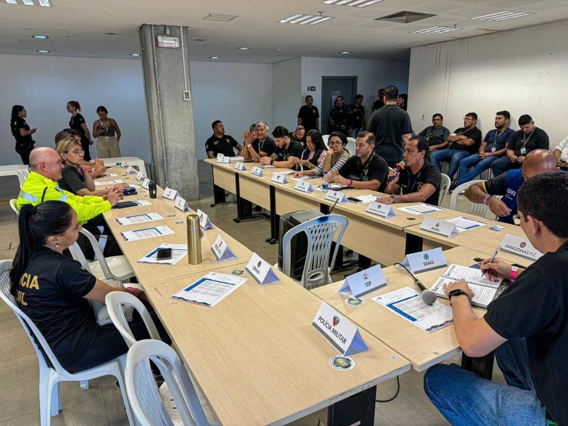 Amazonas FC x Flamengo: SSP-AM ativa Centro Integrado de Comando e Controle na Arena da Amazônia