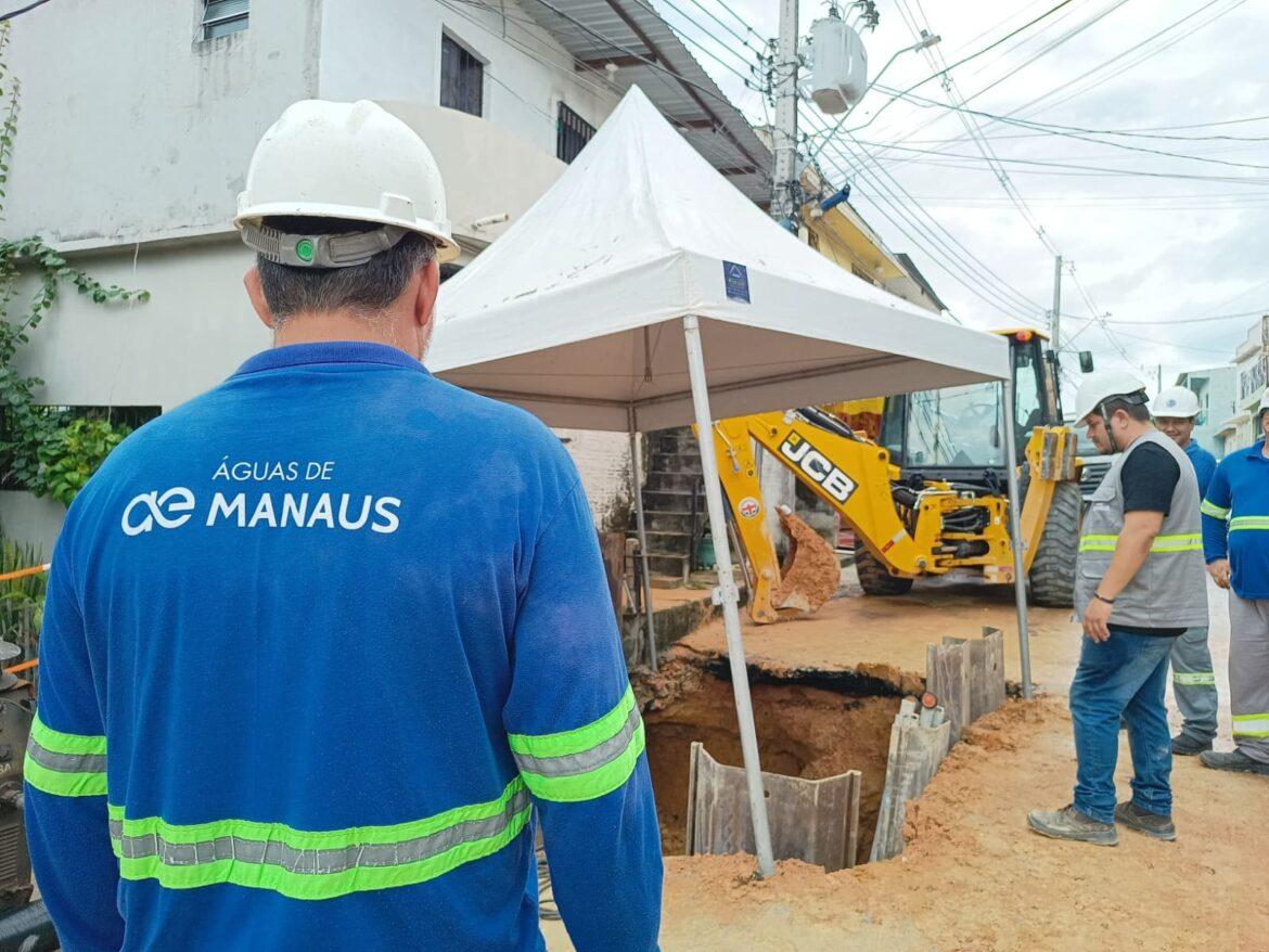 Manutenção emergencial na Santa Luzia é concluída e abastecimento começa a retornar em bairros da zona Sul de Manaus