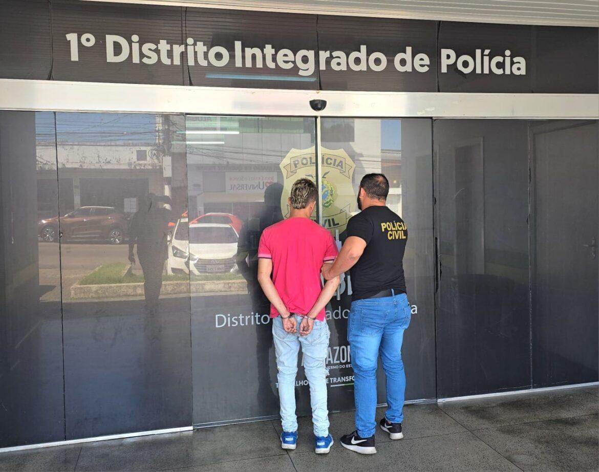 Policiais civis prendem homem condenado a mais de seis anos de reclusão por roubo majorado