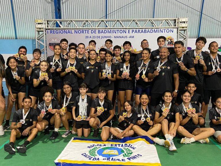 Manaus sedia e conquista 78 medalhas no 1º Regional Norte de Badminton