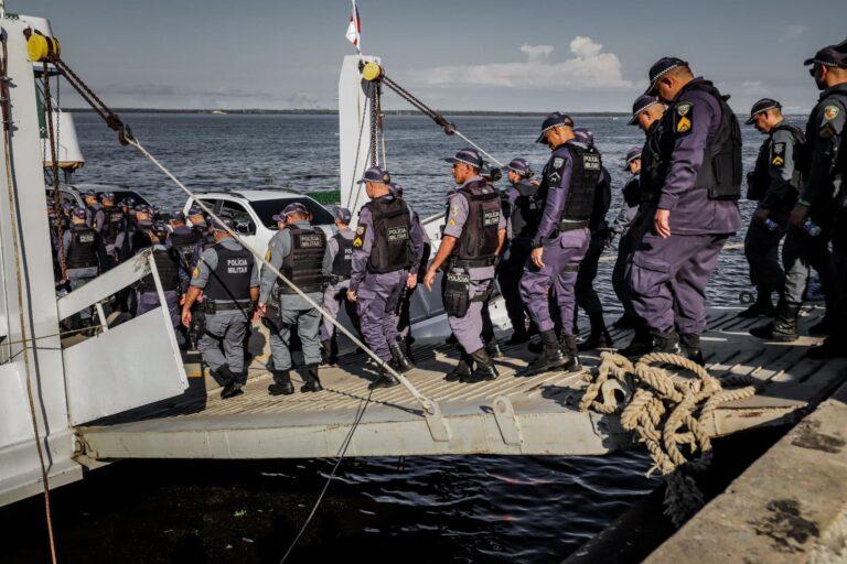 Festival de Parintins 2024: Polícia Militar do Amazonas embarca tropa que vai reforçar a segurança do evento