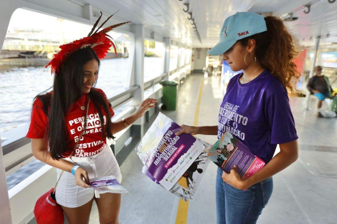 Assembleia mantém trabalho de conscientização dos direitos da mulher com ações no Festival de Parintins