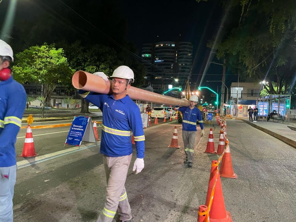 Avenida Mario Ypiranga recebe implantação de rede de esgoto a partir desta quarta-feira (31