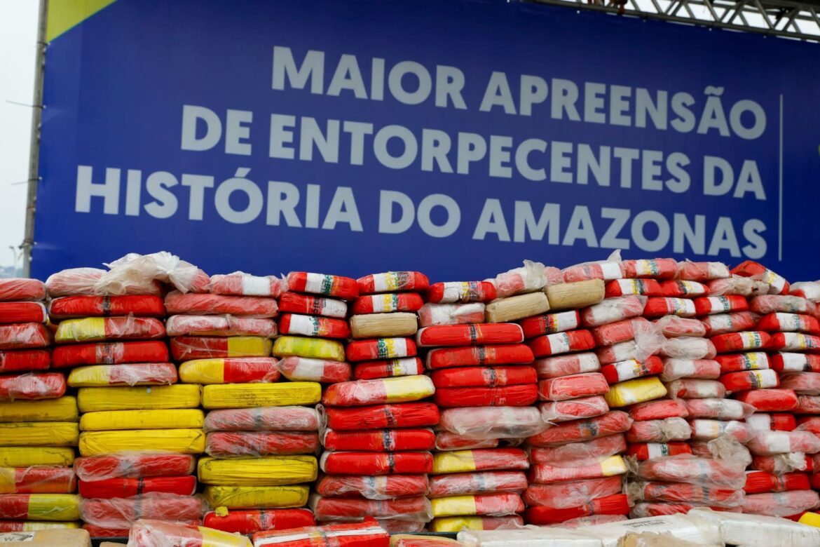 Wilson Lima aponta avanços no combate ao tráfico de drogas com a maior apreensão de entorpecentes já feita no Amazonas