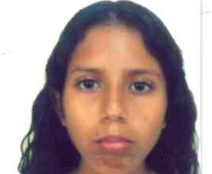 Desaparecida: Kamila desapareceu no bairro Cachoeirinha