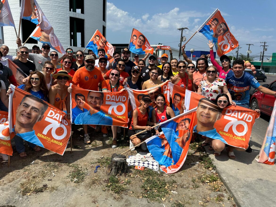 Campanha de David Almeida movimenta apoiadores em todas as zonas de Manaus