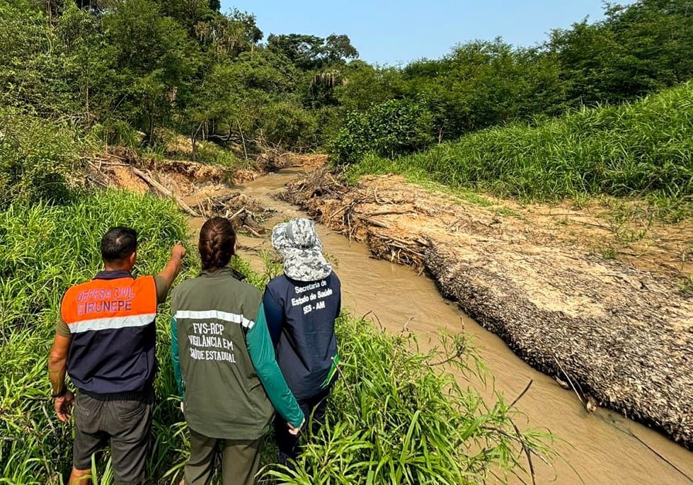 Estiagem: SES-AM e FVS-RCP já realizaram visitas técnicas a 13 municípios reforçando suporte de combate ao fenômeno climático