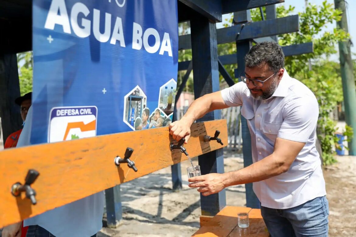 Governador Wilson Lima entrega sistema do projeto Água Boa para famílias da zona rural de Manaus