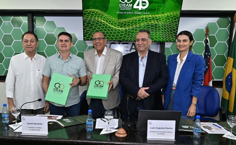 David Almeida assume compromissos para melhorar ambiente de negócios do Polo Industrial de Manaus