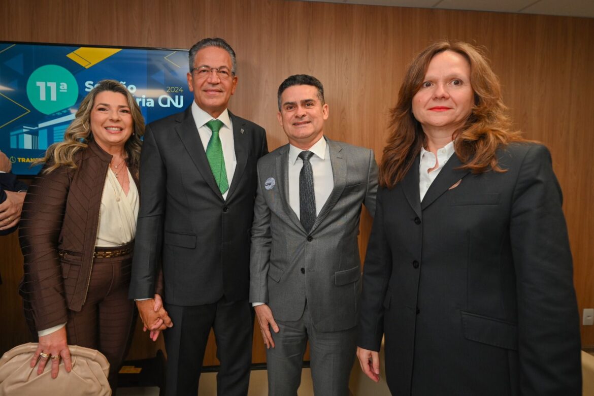 Prefeito David Almeida prestigia a posse de Mauro Campbell como corregedor nacional de Justiça