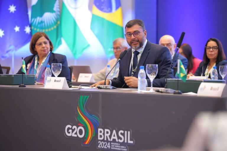 Em reunião do G20, governador Wilson Lima destaca investimentos em CT&I para cadeias sustentáveis e defesa do meio ambiente