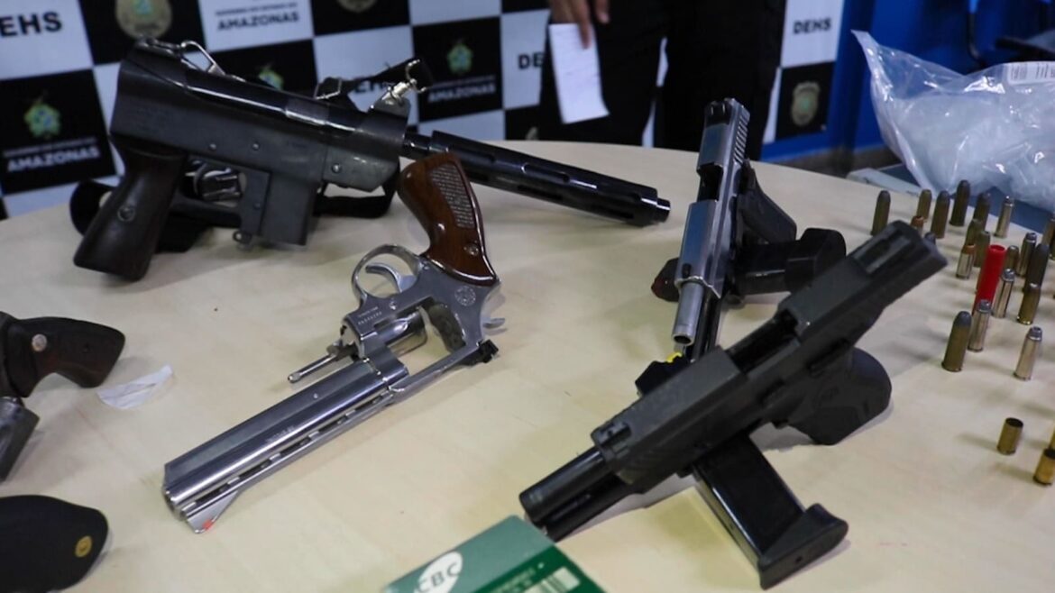 Em dez meses, Amazonas apreendeu mais de 1,2 mil armas de fogo e 16 mil munições