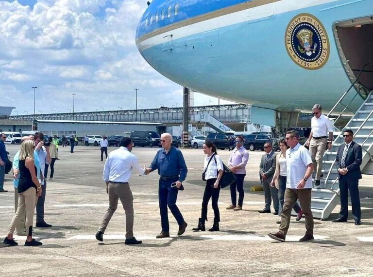 Em visita histórica ao Amazonas, governador Wilson Lima recepciona presidente dos Estados Unidos, Joe Biden