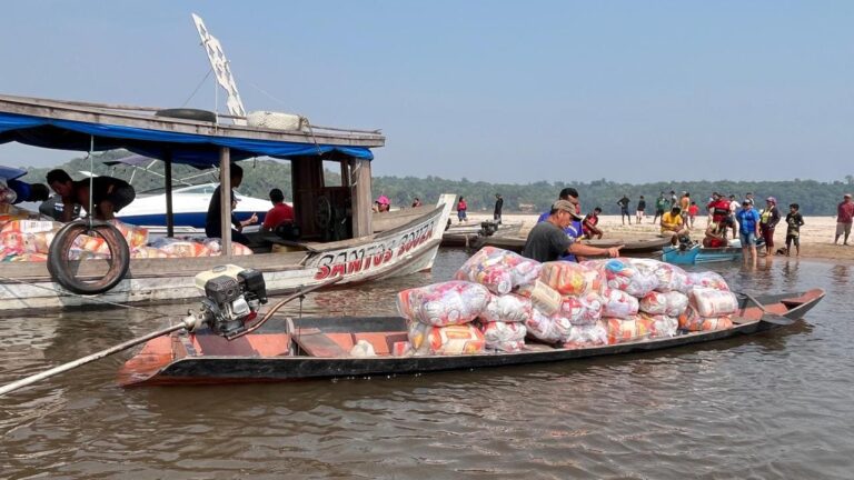 Operação Estiagem: Mais de 122 toneladas de alimentos já foram destinadas aos indígenas do Amazonas