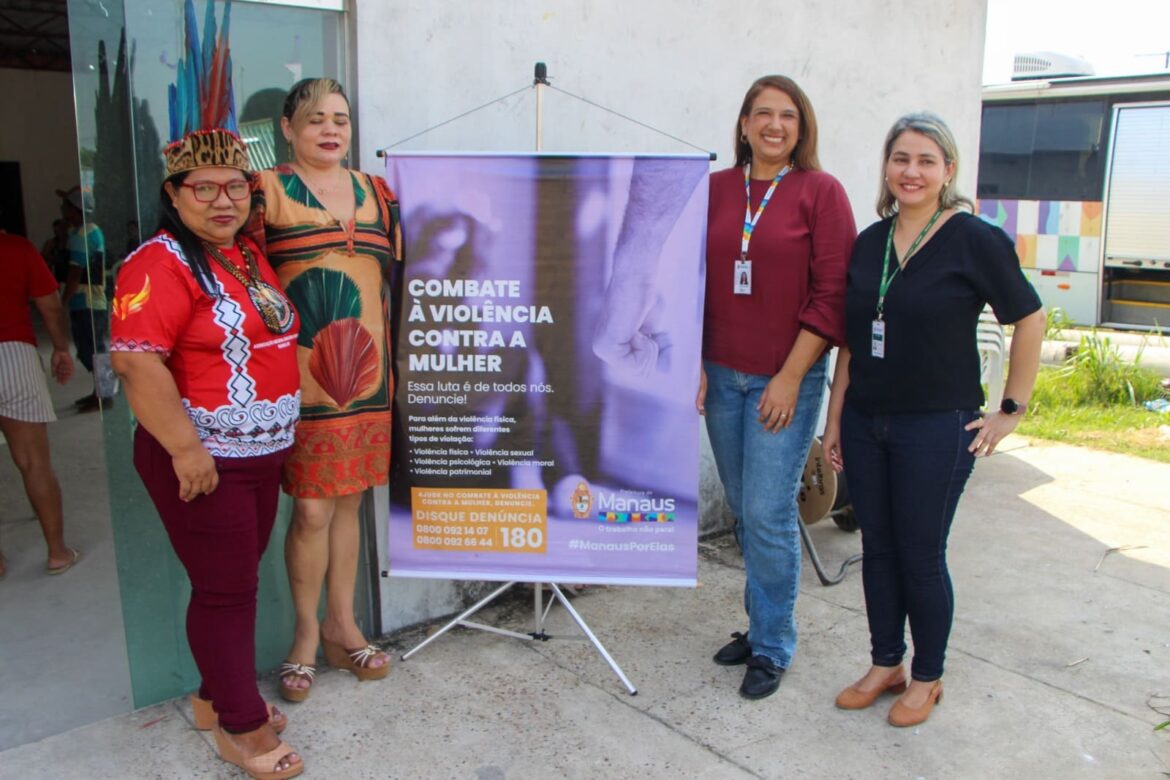 Prefeitura de Manaus leva serviços gratuitos para mulheres indígenas na zona Leste