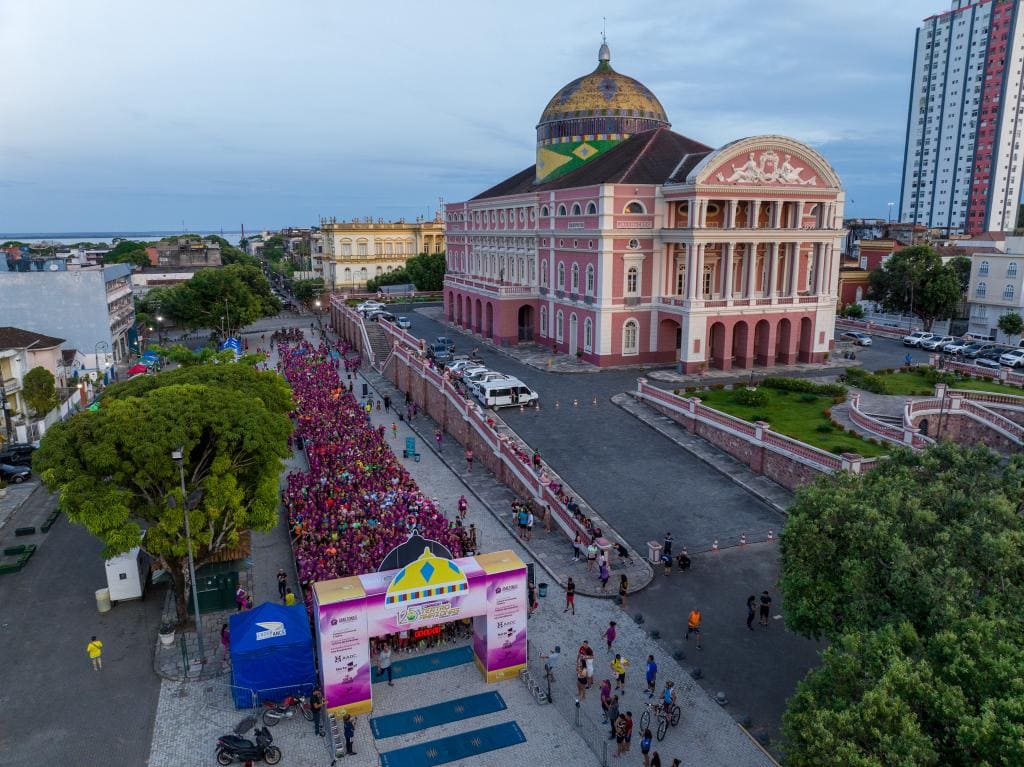 Corrida Teatro Amazonas comemora os 128 anos do maior patrimônio histórico e cultural do estado