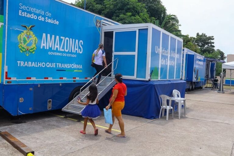 Carretas da Saúde do Governo do Amazonas ampliam atendimento nas zonas leste e sul de Manaus