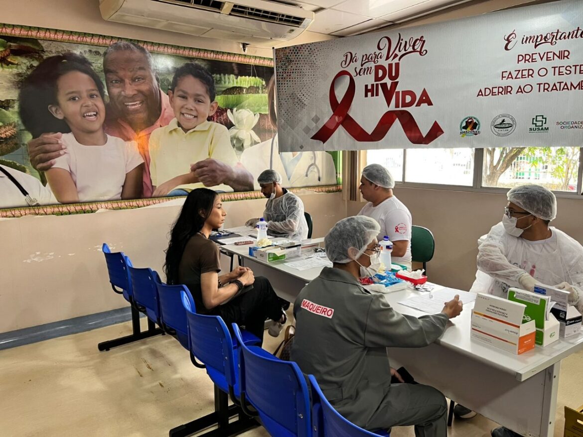 Dezembro Vermelho: Fundação Medicina Tropical realiza ações para testagem rápida de ISTs