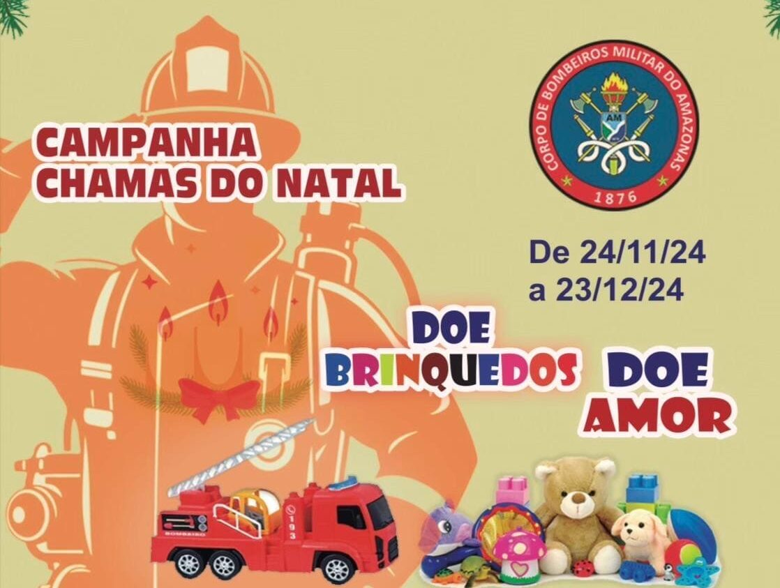 Campanha de arrecadação de brinquedos do Corpo de Bombeiros seguirá até 23 de dezembro