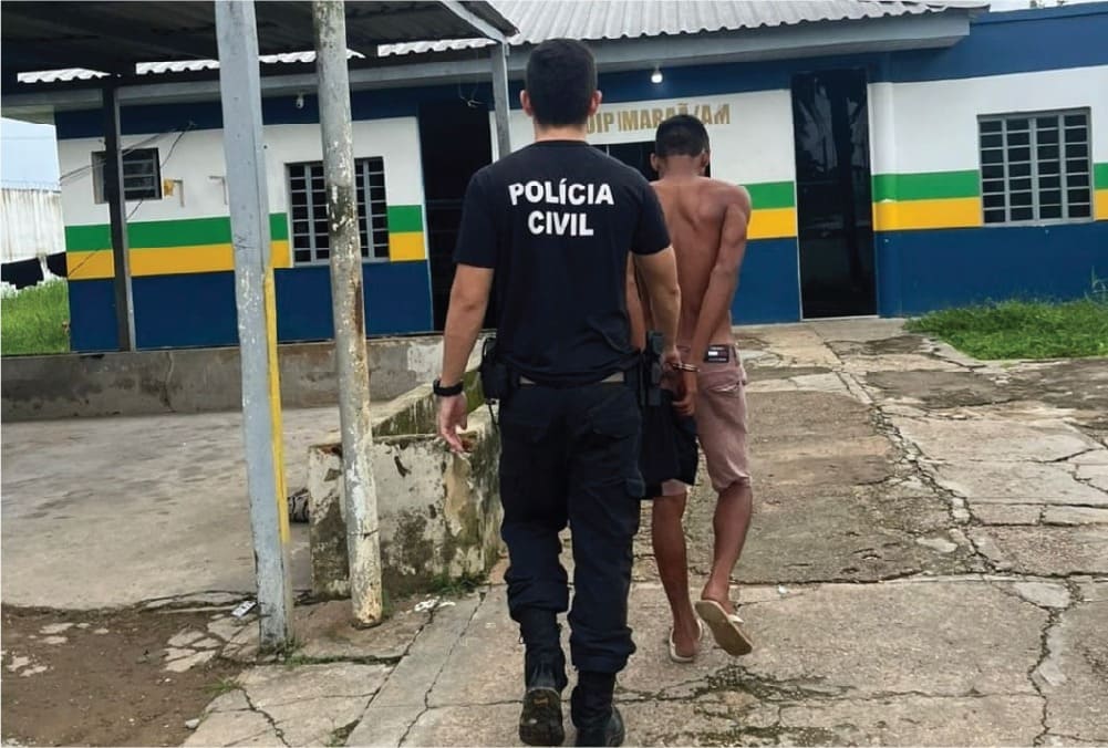 Filho épreso após descumprir medida protetiva em favor da mãe, em Maraã