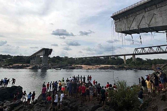 Sobe para 6 o número de mortos após queda de ponte entre TO e MA