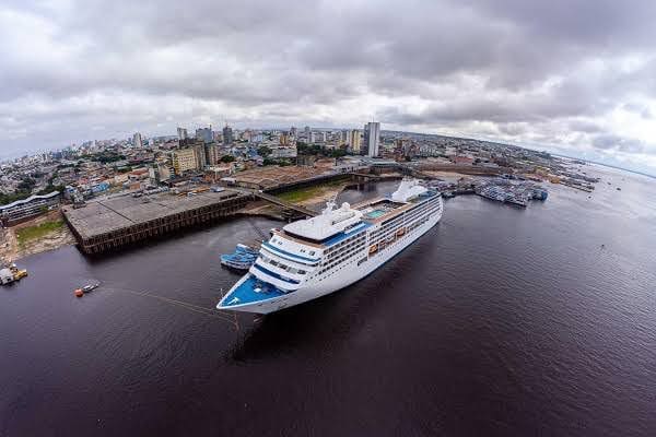 Porto de Manaus recebe o primeiro cruzeiro de 2025, navio MS Sirena, neste sábado (11)