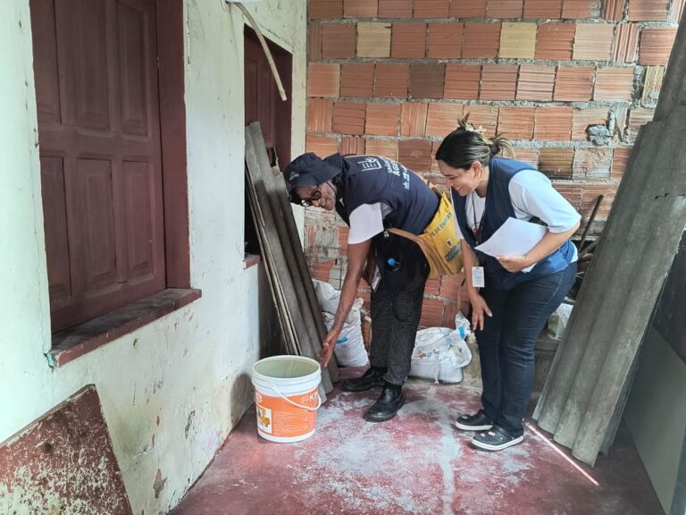 Equipes de saúde da prefeitura realizam mobilização para combate ao Aedes aegypti na Compensa